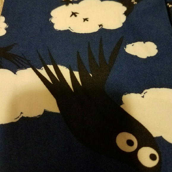 Birds and clouds OS lularoe leggings - Picture 1 of 1
