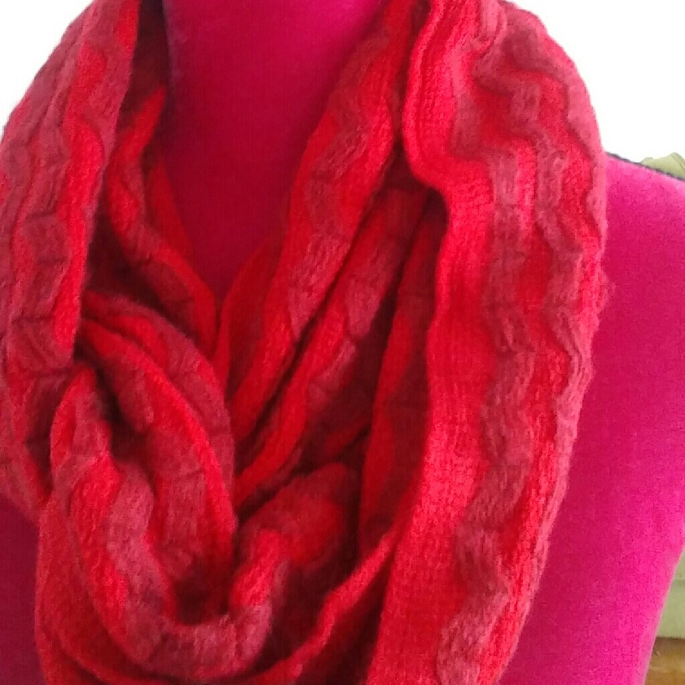 Happy Valentines Day....Red infinity scarf