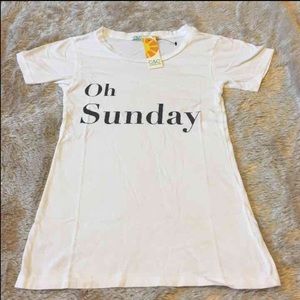 Women's XS Oh Sunday Graphic Tee