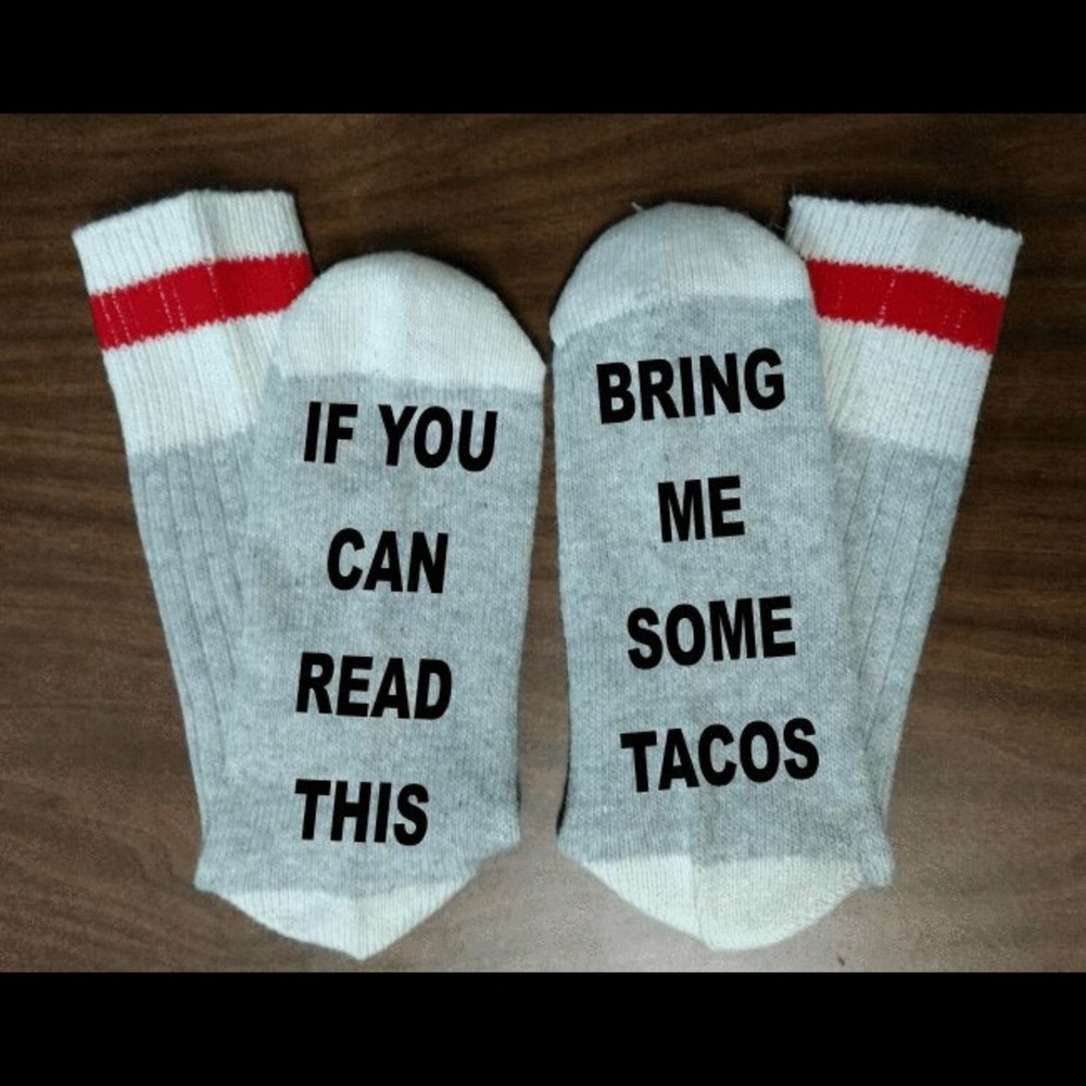 Bring Me Tacos Socks 🌮🌮🌮 - Picture 1 of 1