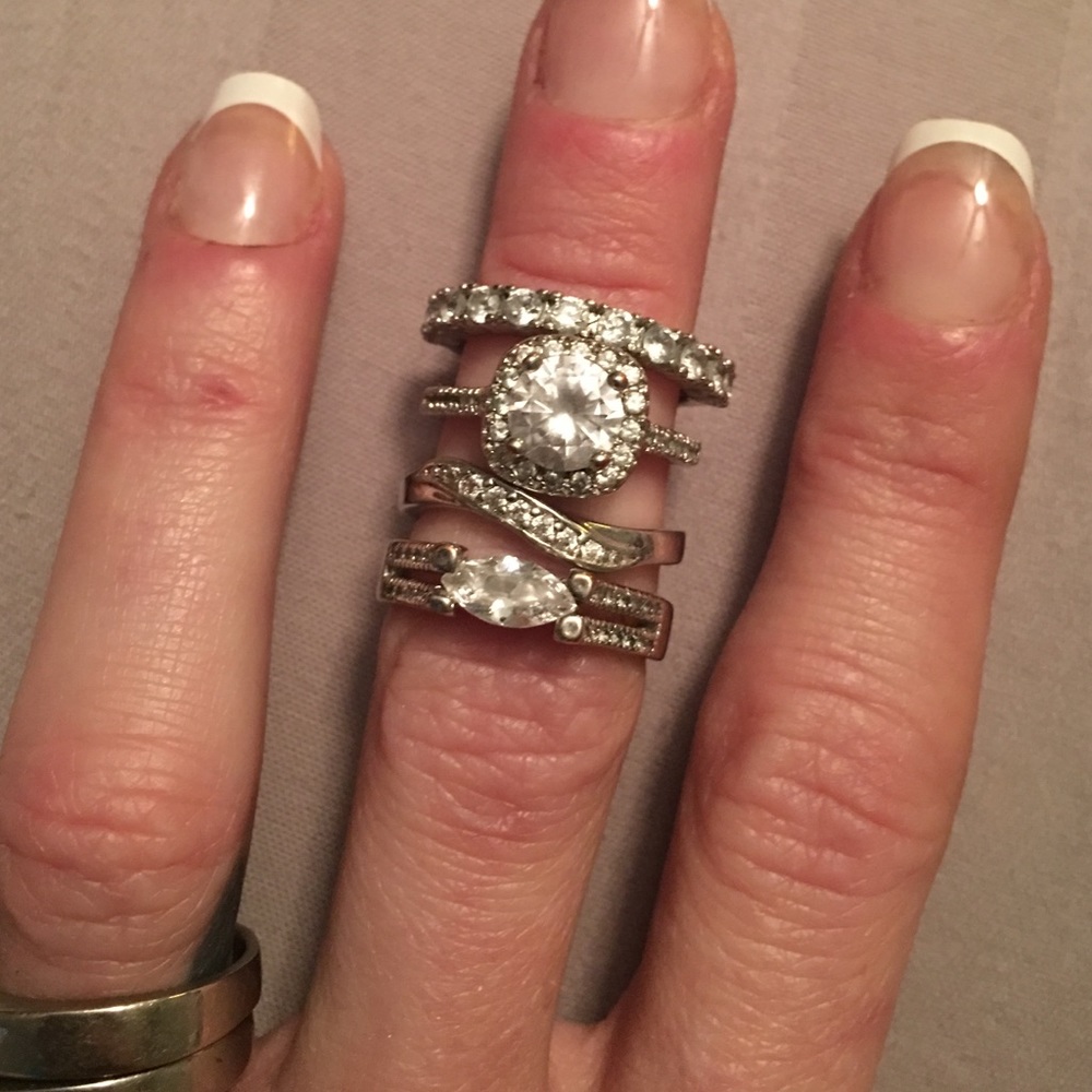 Sterling silver ring lot size 5