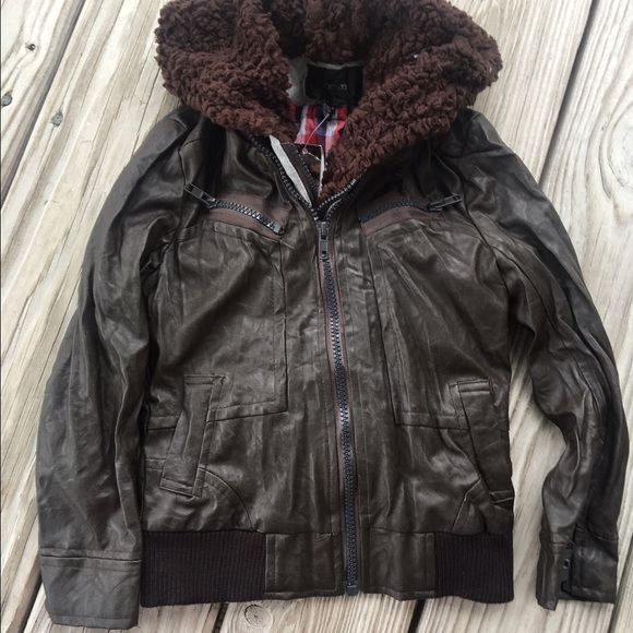 Joe's Jeans toddler lined faux leather jacket - Picture 1 of 4