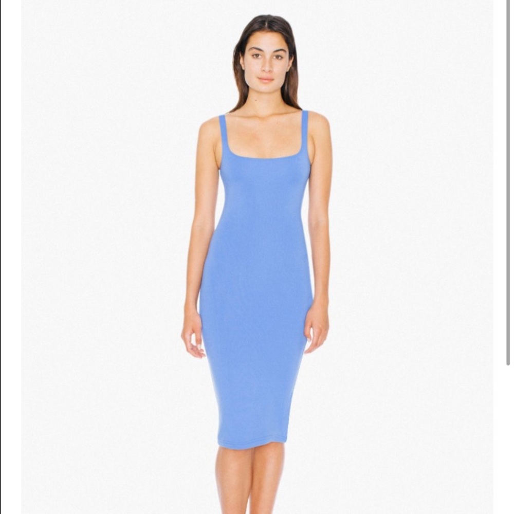 Light Blue Ponte Tank Dress