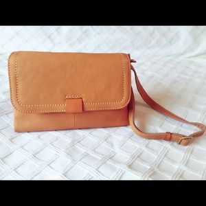 Small leather crossbody bag