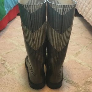 Burberry rain boots