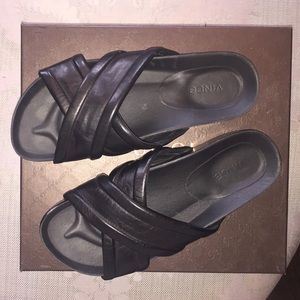 Vince Orson Leather Slide