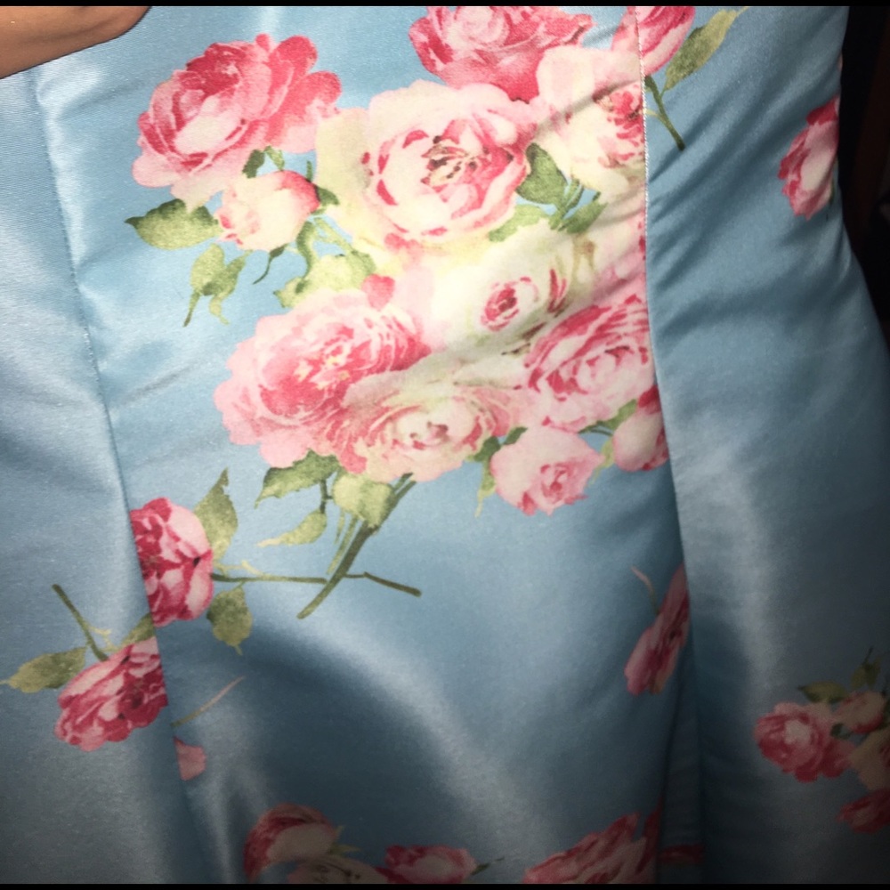 Sherri Hill Floral Prom Dress - Picture 4 of 4