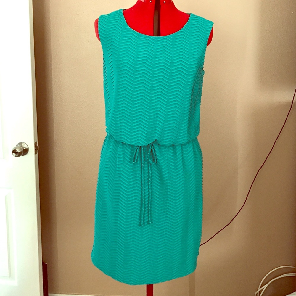 Teal dress