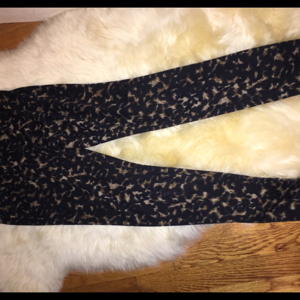 Leopard print pants