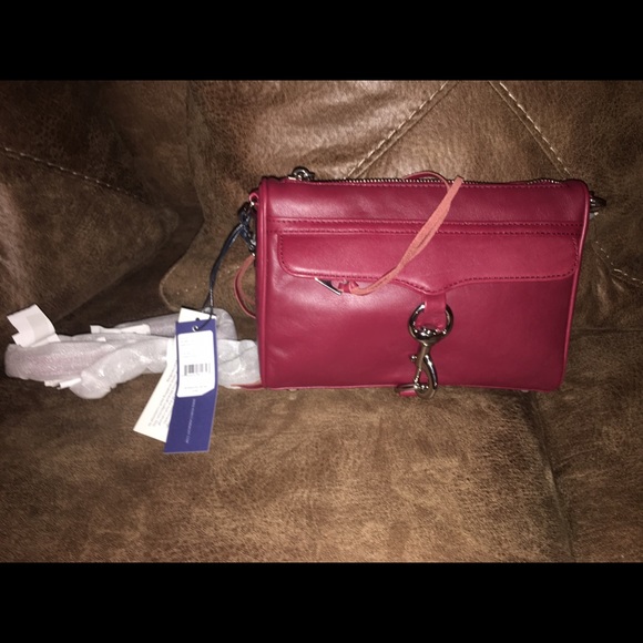 Rebecca Minkoff red crossbody purse - Picture 1 of 4