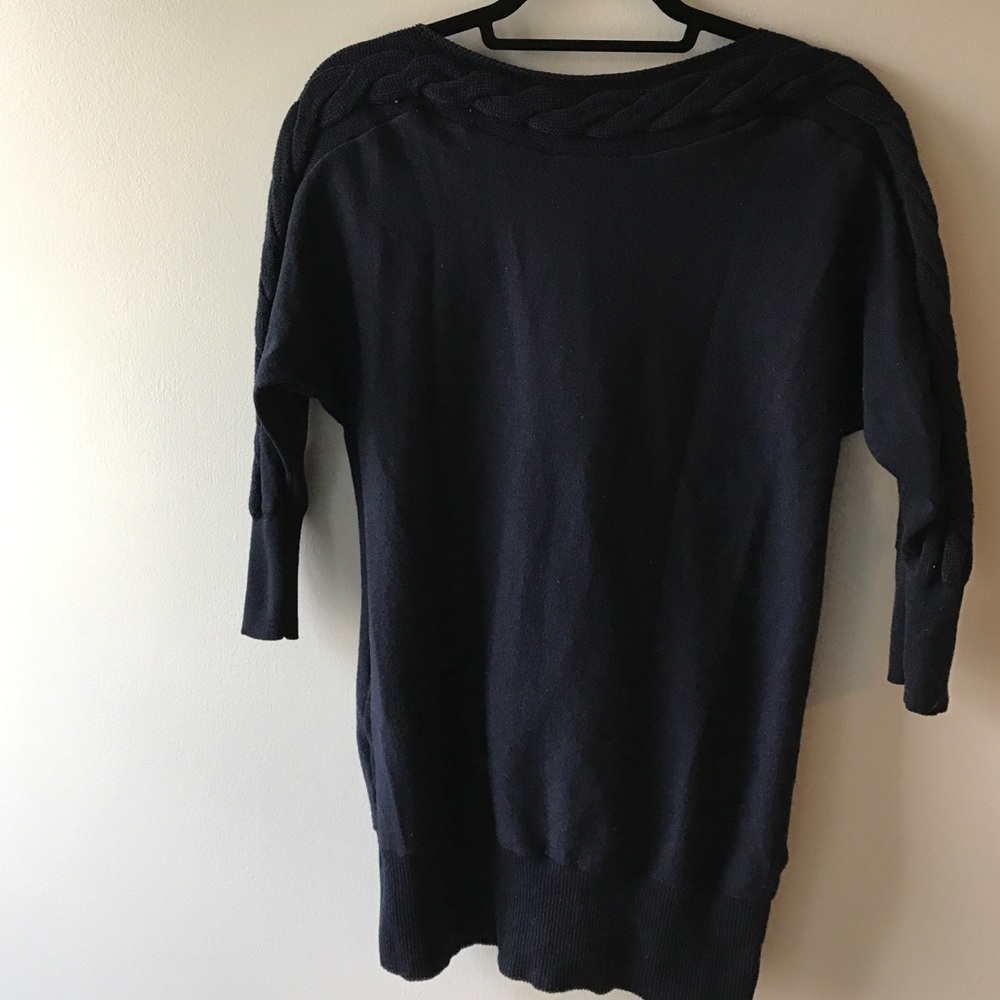 Navy Tunic Sweater