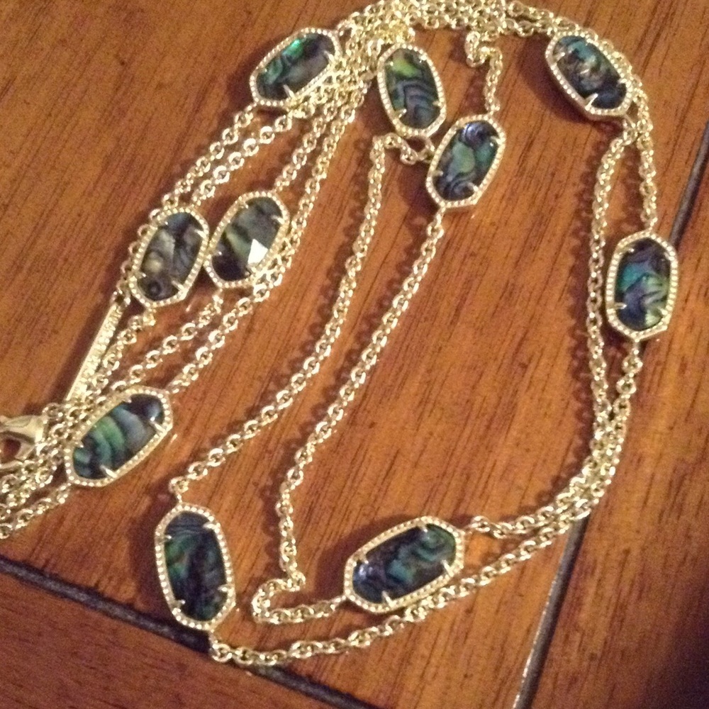 SOLD! Kendra Scott Kellie Abalone and Gold, New
