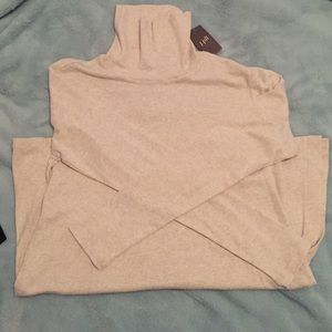 NWT J Jill Turtleneck Tunic - Oatmeal Heather