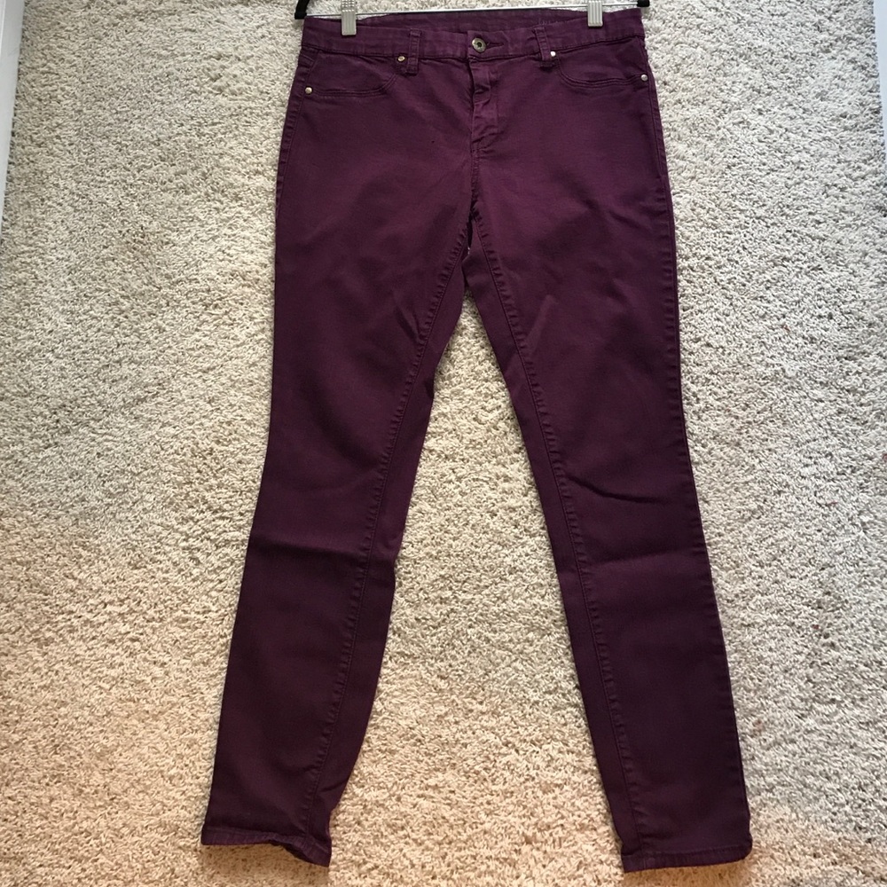 BlankNYC Burgundy Skinny Jeans