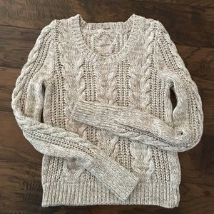 Free people cable knit sweater