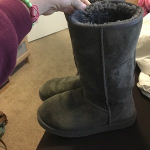 Grey UGG boots