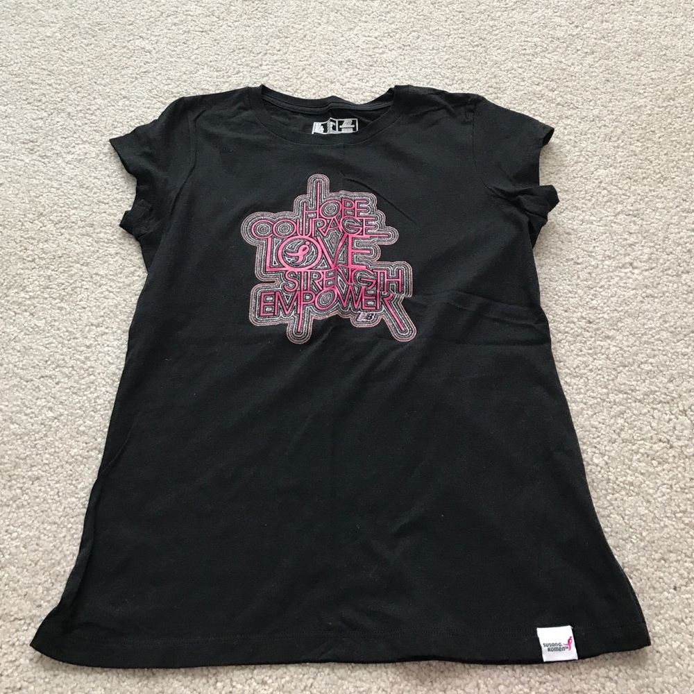 EUC New Balance Susan G Komen tee