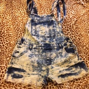 Acid Washed Overalls