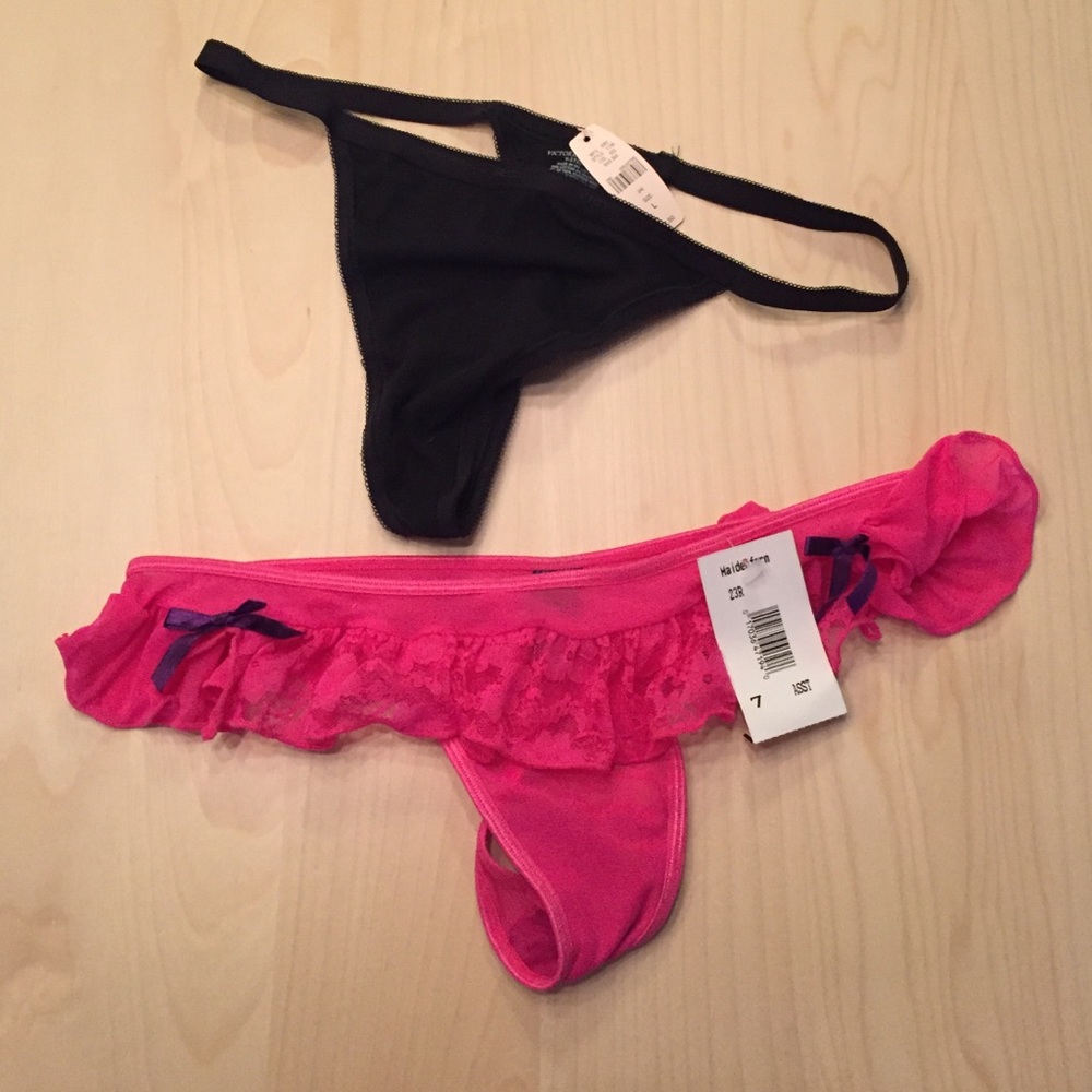 NWT thong underwear - 2 (VS and Maidenform)