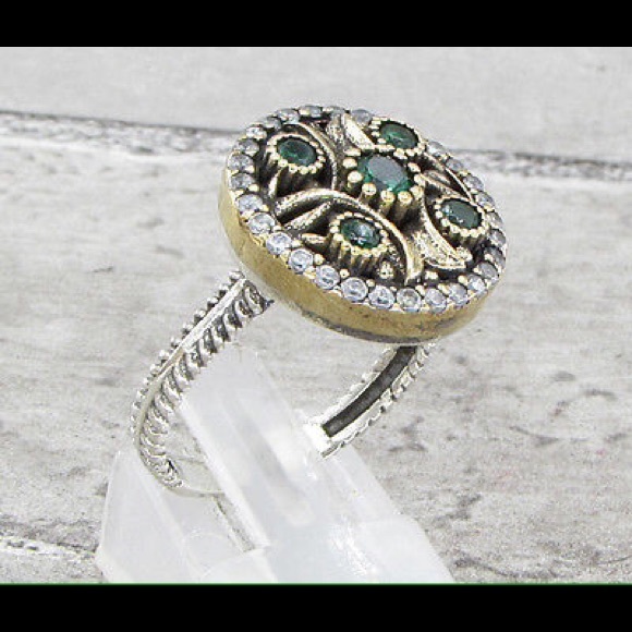 Set of ring and earrings Sterling Silver 925 - Picture 4 of 4