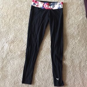 Like new pink yoga leggings size S