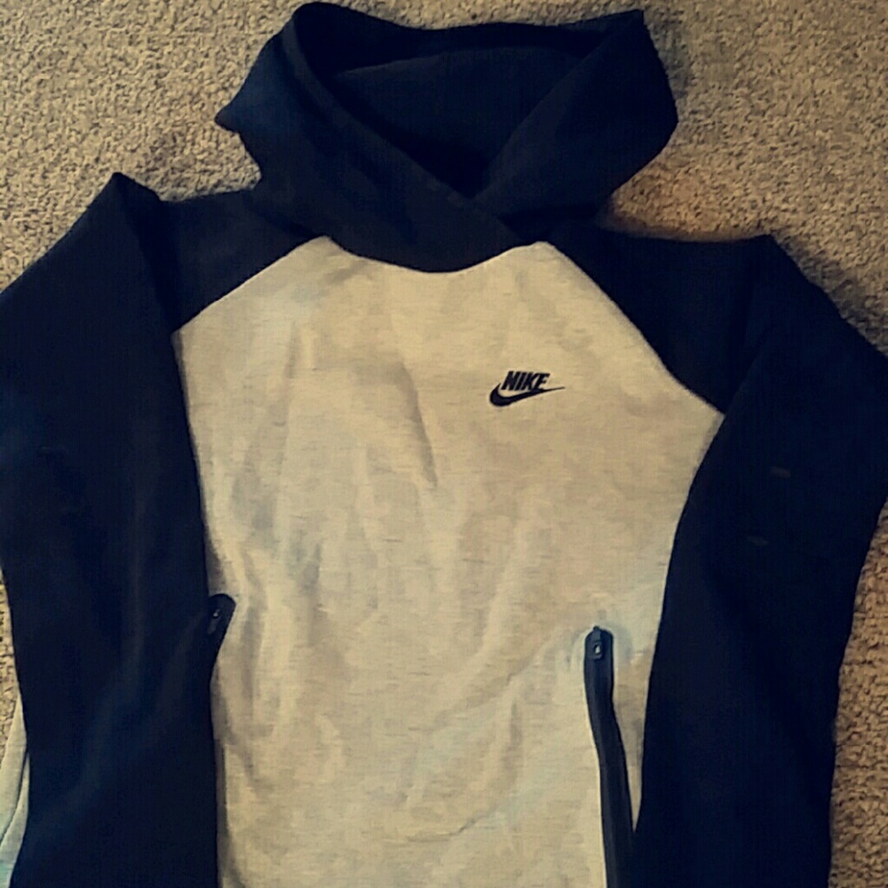 Nike black and grey hoody