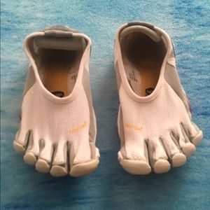 White Vibram shoes