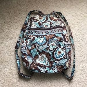 Vera Bradley mini backpack in Java Blue!