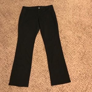 Black jeans (stretch). Boot cut. Size Lg