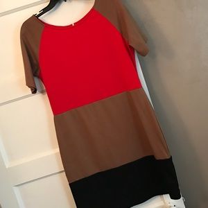 Colorblock dress