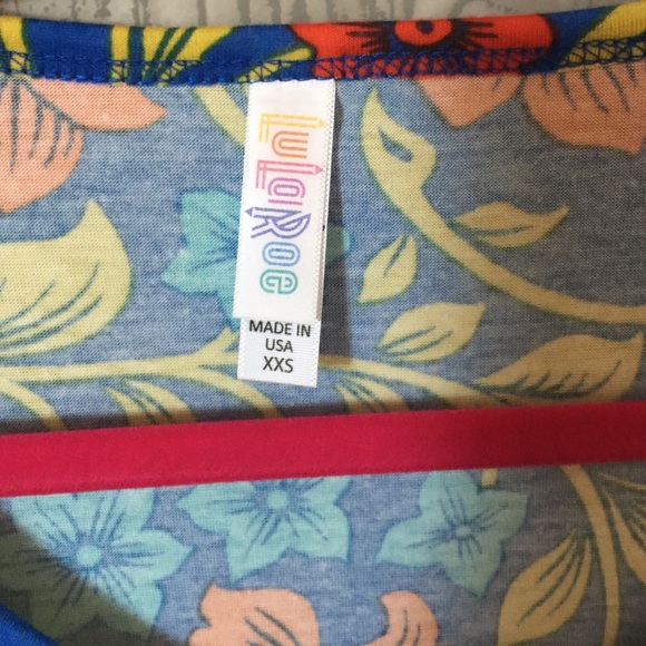LuLaRoe Classic Tee XXS - Picture 3 of 4