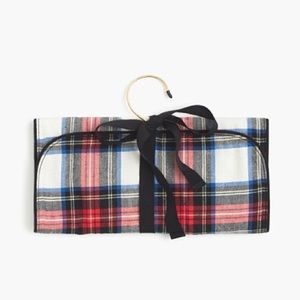 Festive Plaid Jewelry Roll