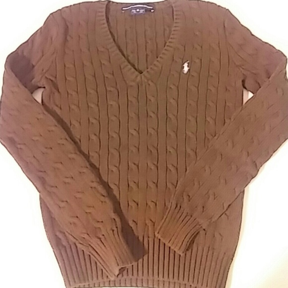 Ralph Lauren Sweaters - Ralph Lauren Sport Medium Brown Cable Knit Sweater Ralph Lauren Sweaters - Ralph Lauren Sport Medium Brown Cable Knit Sweater