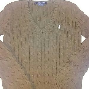 Ralph Lauren Sweaters - Ralph Lauren Sport Medium Brown Cable Knit Sweater Ralph Lauren Sweaters - Ralph Lauren Sport Medium Brown Cable Knit Sweater