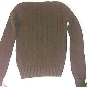 Ralph Lauren Sweaters - Ralph Lauren Sport Medium Brown Cable Knit Sweater Ralph Lauren Sweaters - Ralph Lauren Sport Medium Brown Cable Knit Sweater