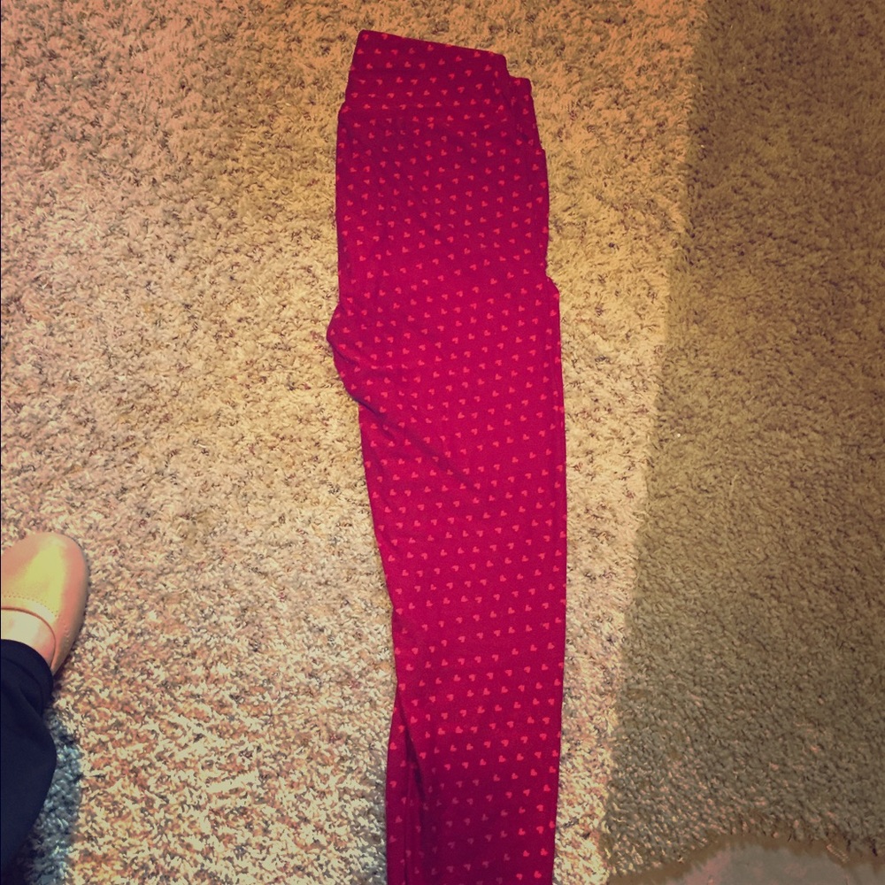 LuLaRoe Valentine's Day leggings