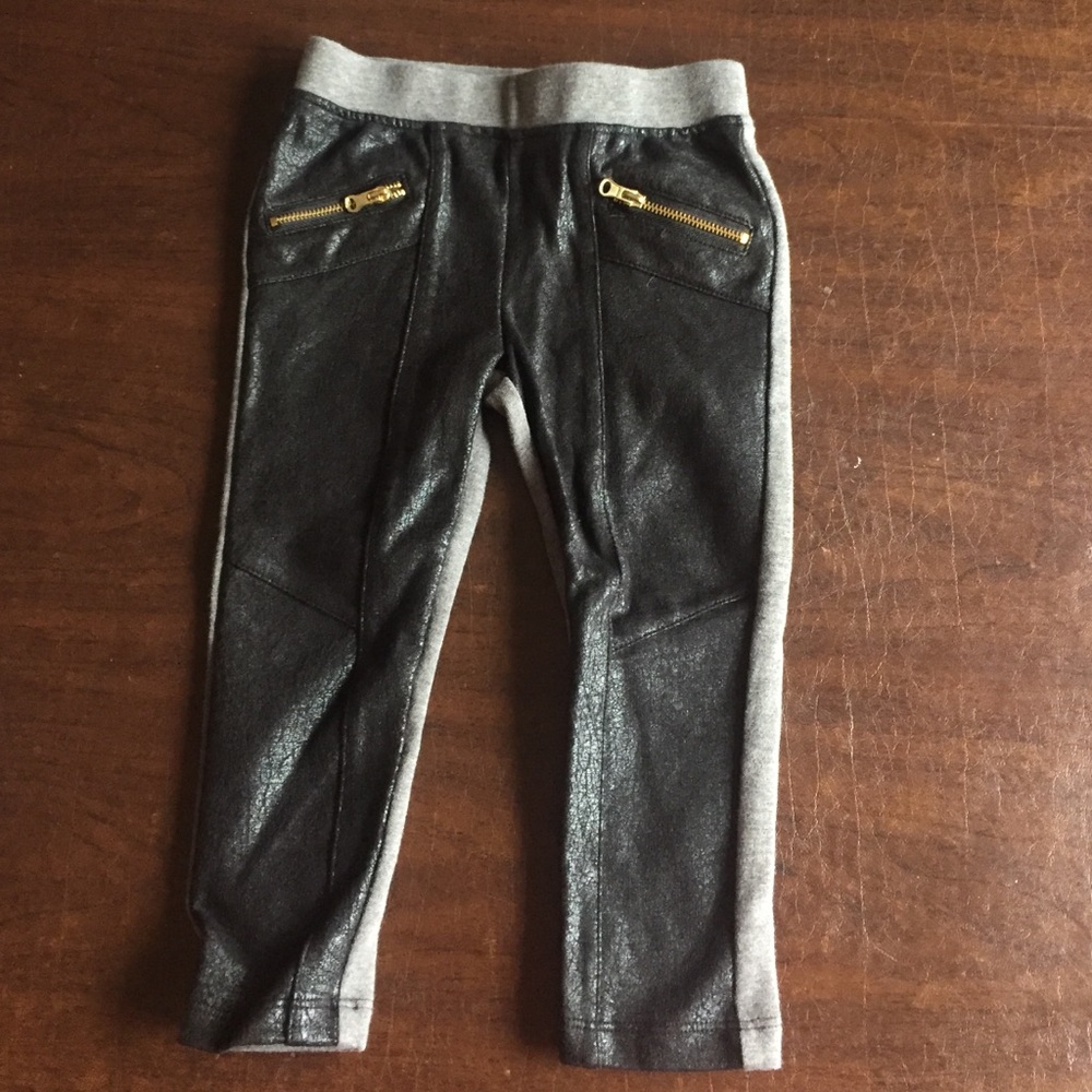 Toddler girls 3t faux leather leggings