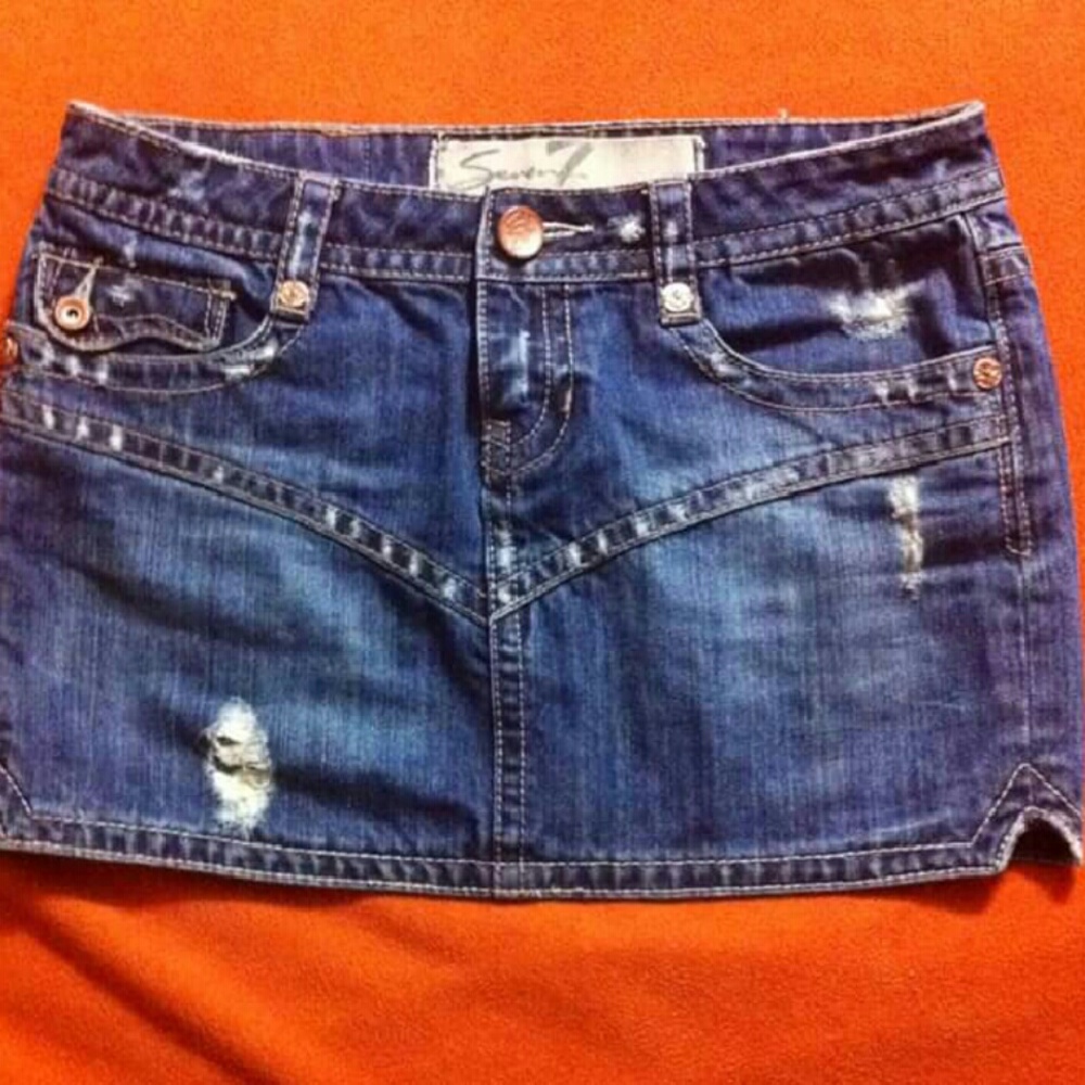 7 for all Mankind mini skirt