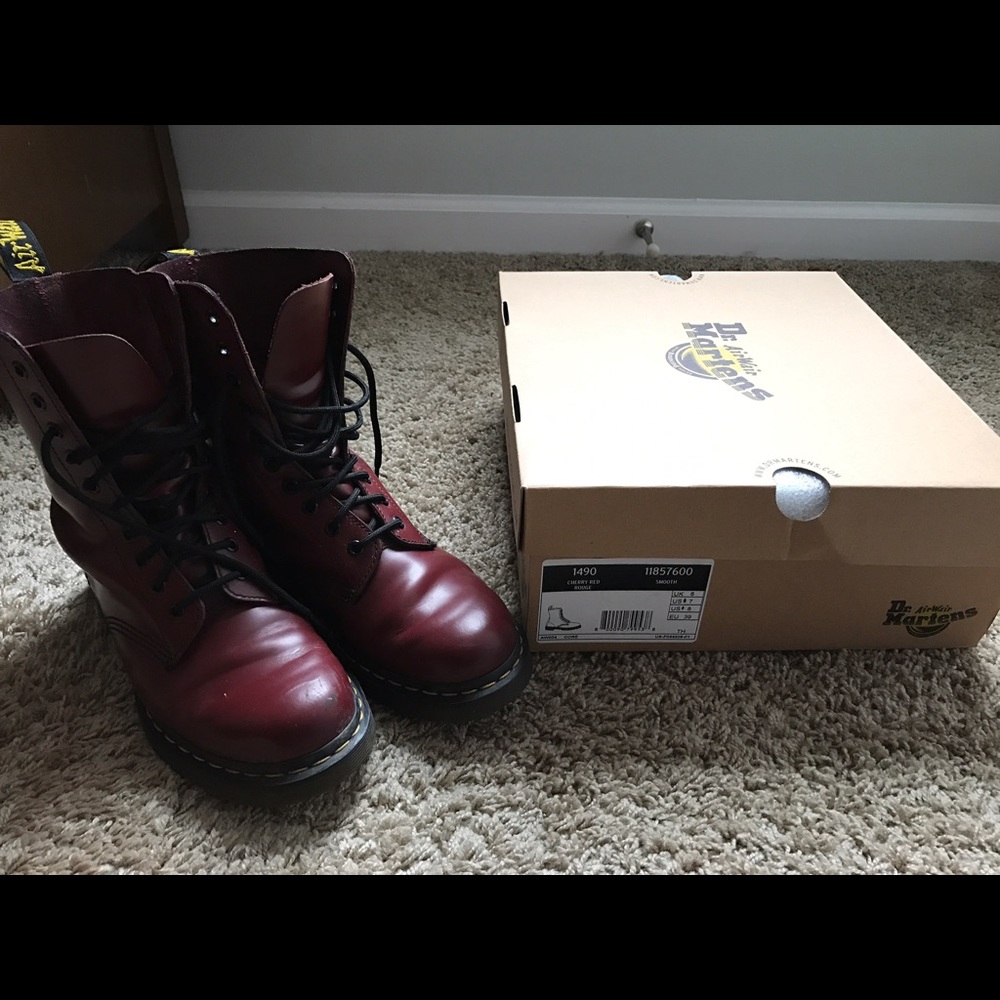 Cherry Red Rouge Dr. Martens