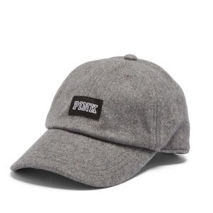 BNWT PINK Victoria's Secret baseball wool hat