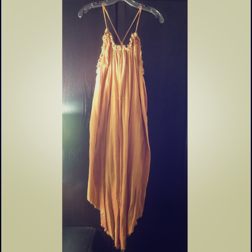 Gauze Dress-Urban Renewal (by Urban Outfitters)