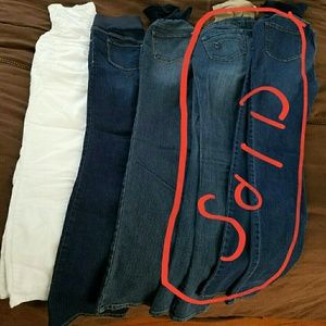 3 pairs maternity pants.