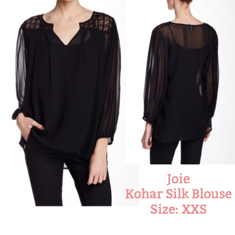 Joie Kohar Silk Blouse