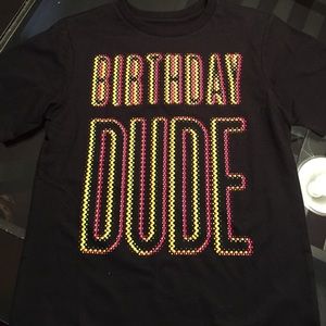 Little Boy Birthday Dude Shirt