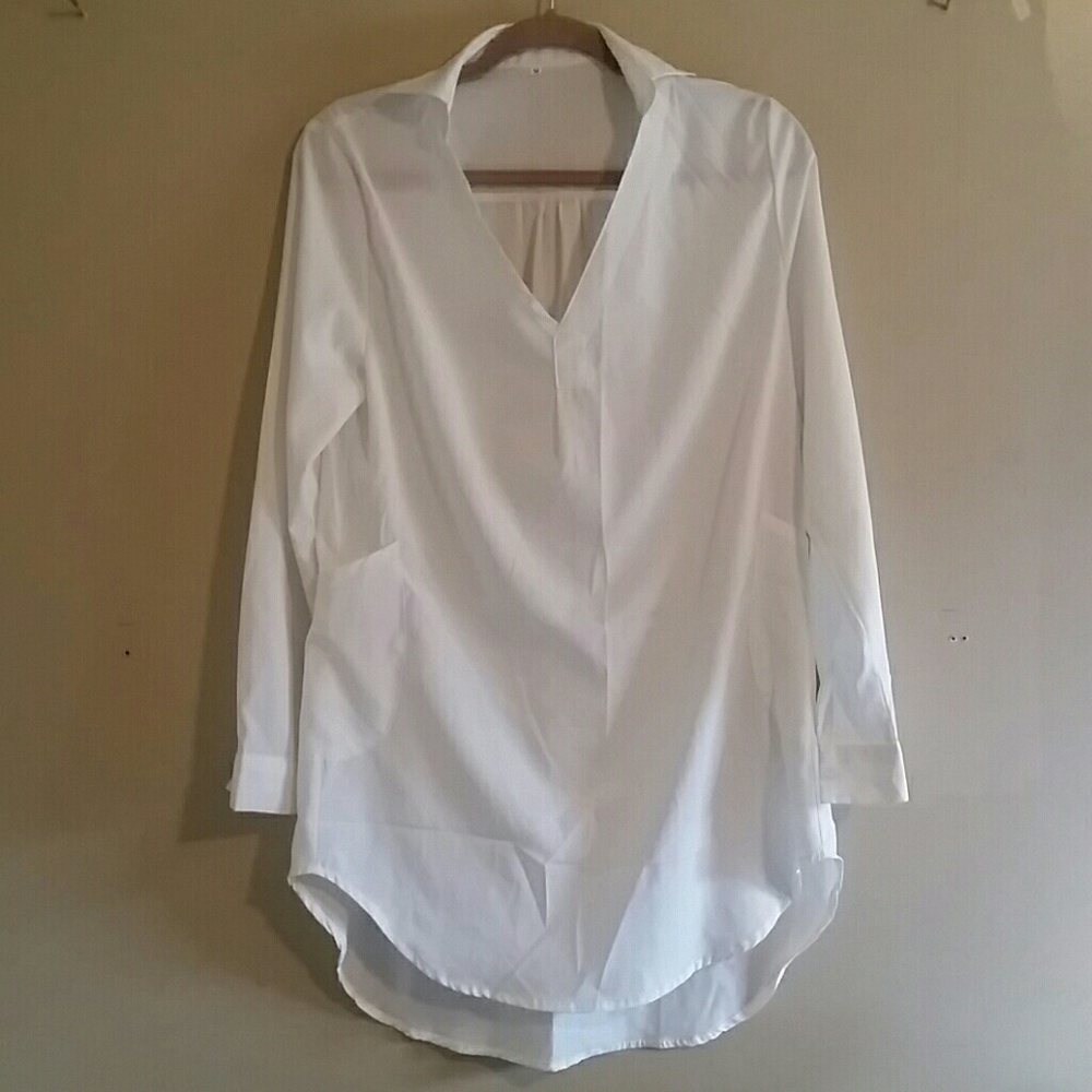 OVER SIZED white Summer beach cover up never worn