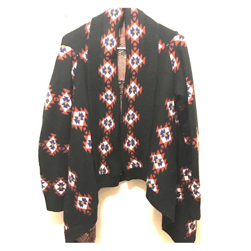 Chunky Aztec Print Sweater