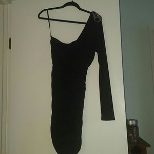 Black slim dress