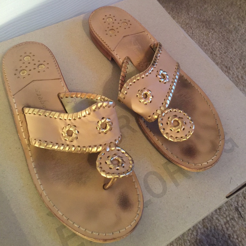 Jack Rodgers- cream & gold