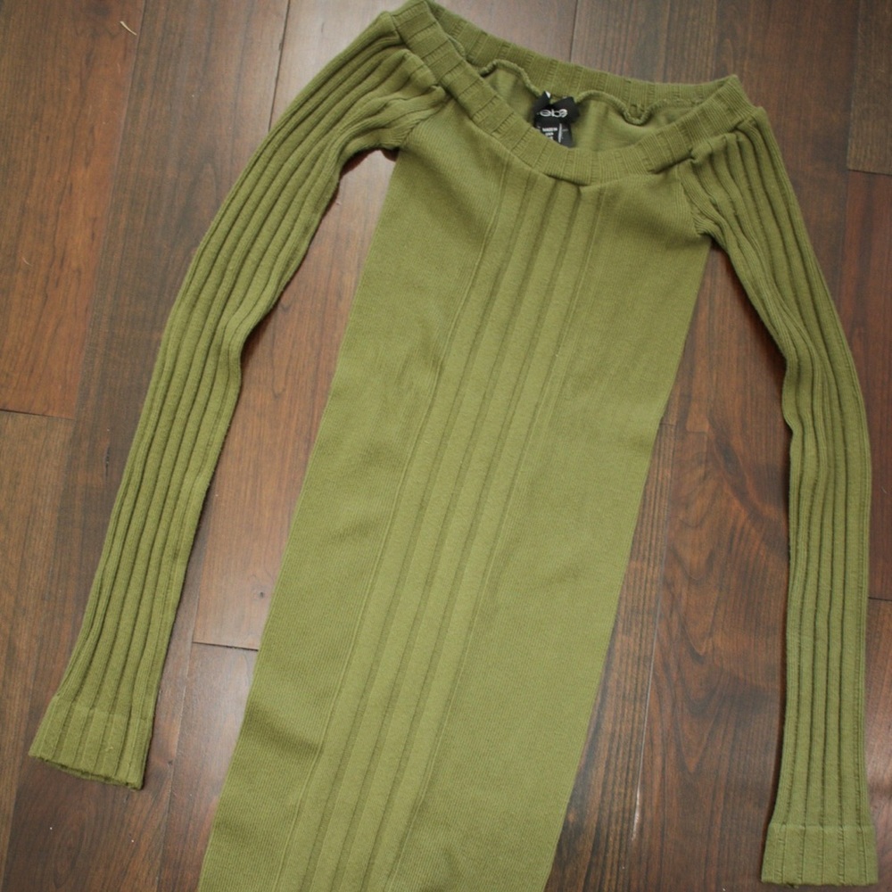 Bebe Off The Shoulder Sweater Dress