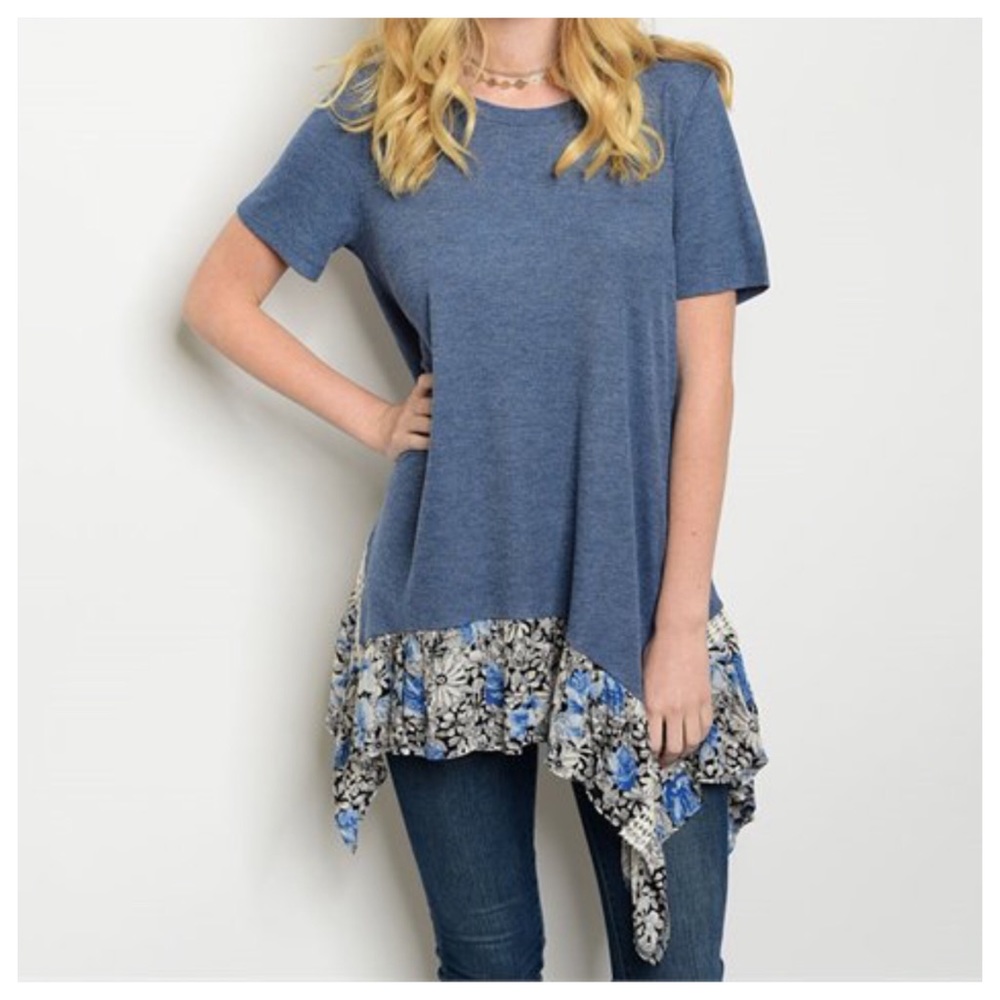 Floral Inset Tunic